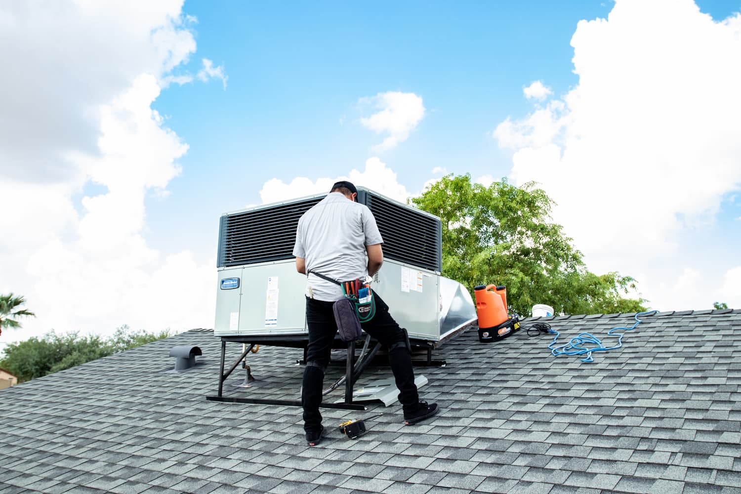 HVAC maintenance work — 2019 service call