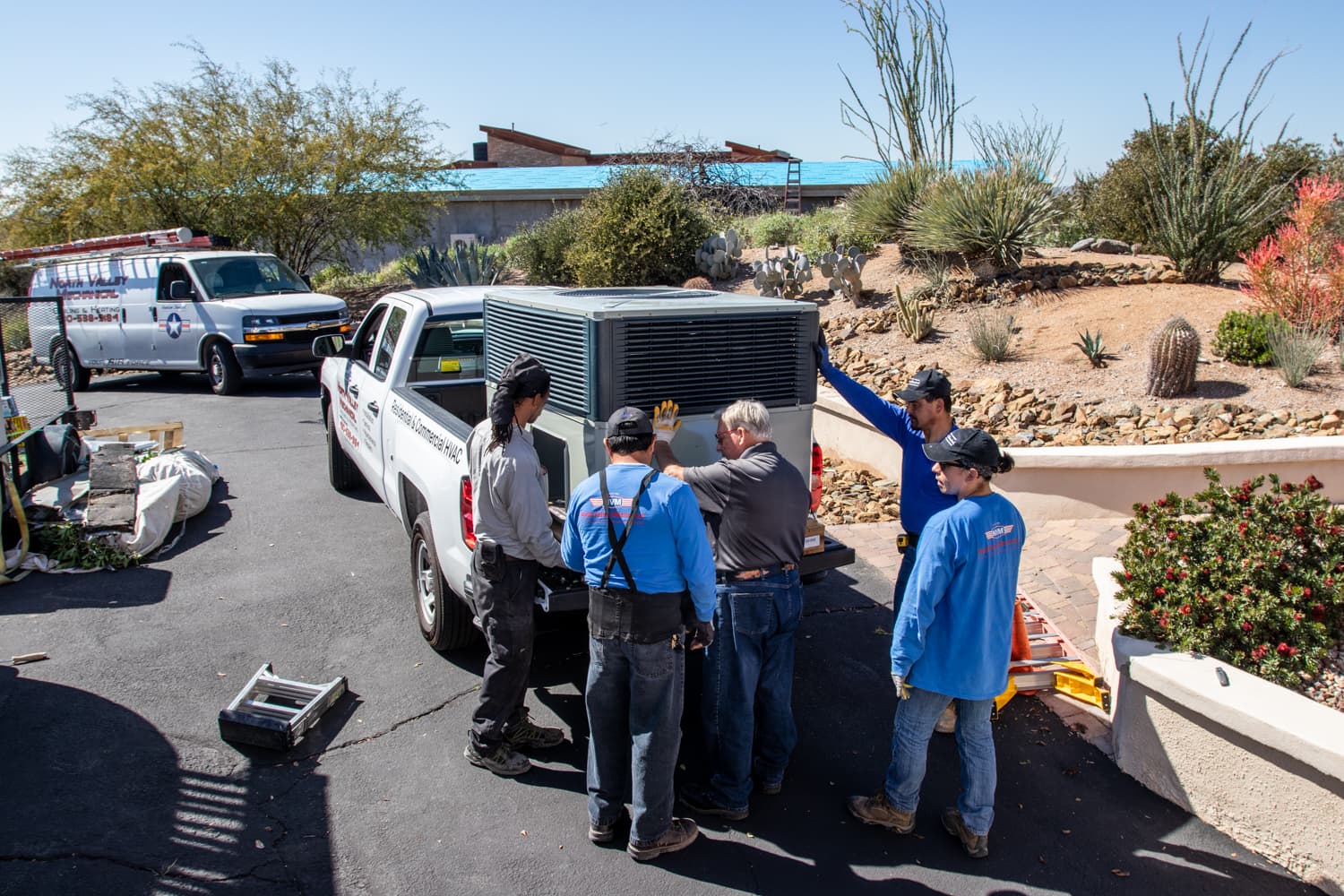 NVM technician at a Scottsdale install